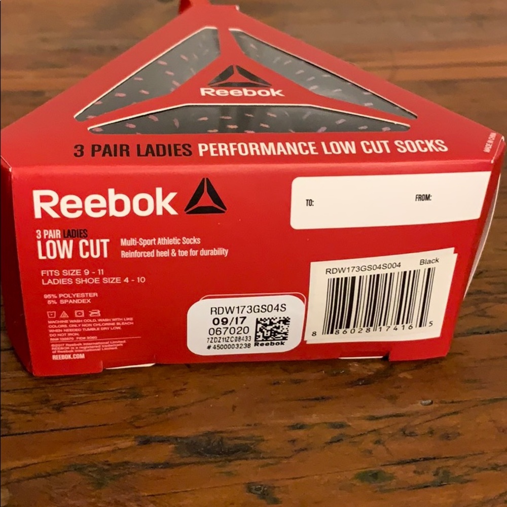 3 Pair Reebok Ladies Performance Socks 🧦 - Picture 3 of 7